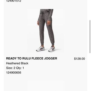 Lululemon Ready to Rulu Fleece Joggers